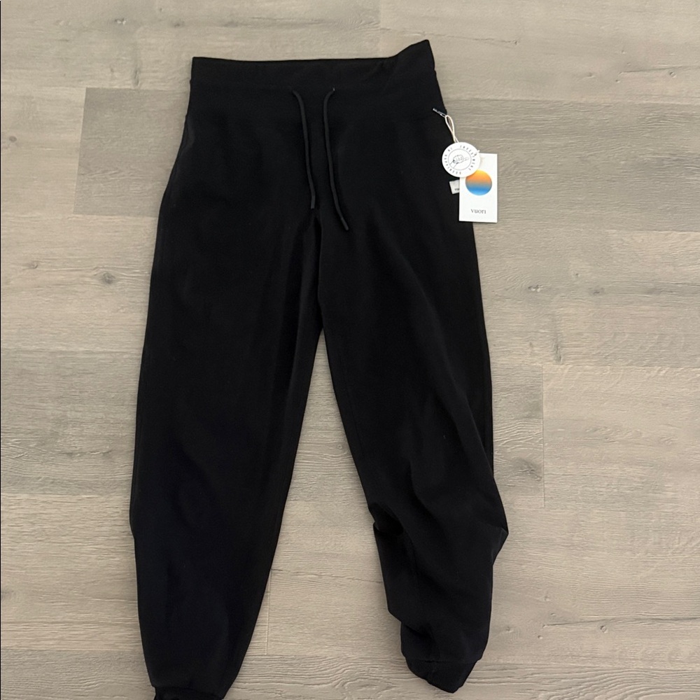 Vuori Kids Black Sweatpants